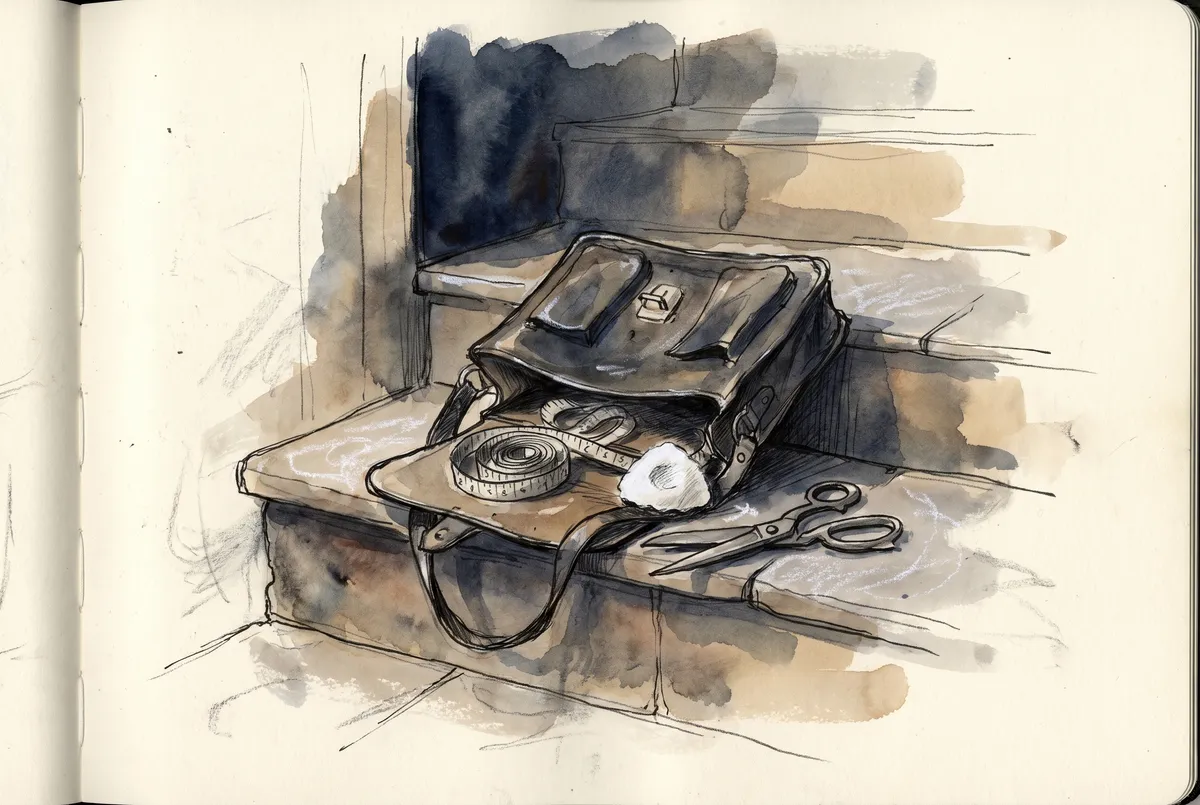 Chapter illustration — The Traveling-Tailor Save