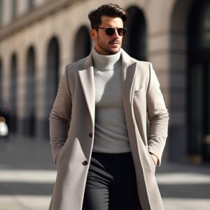 A tailored topcoat