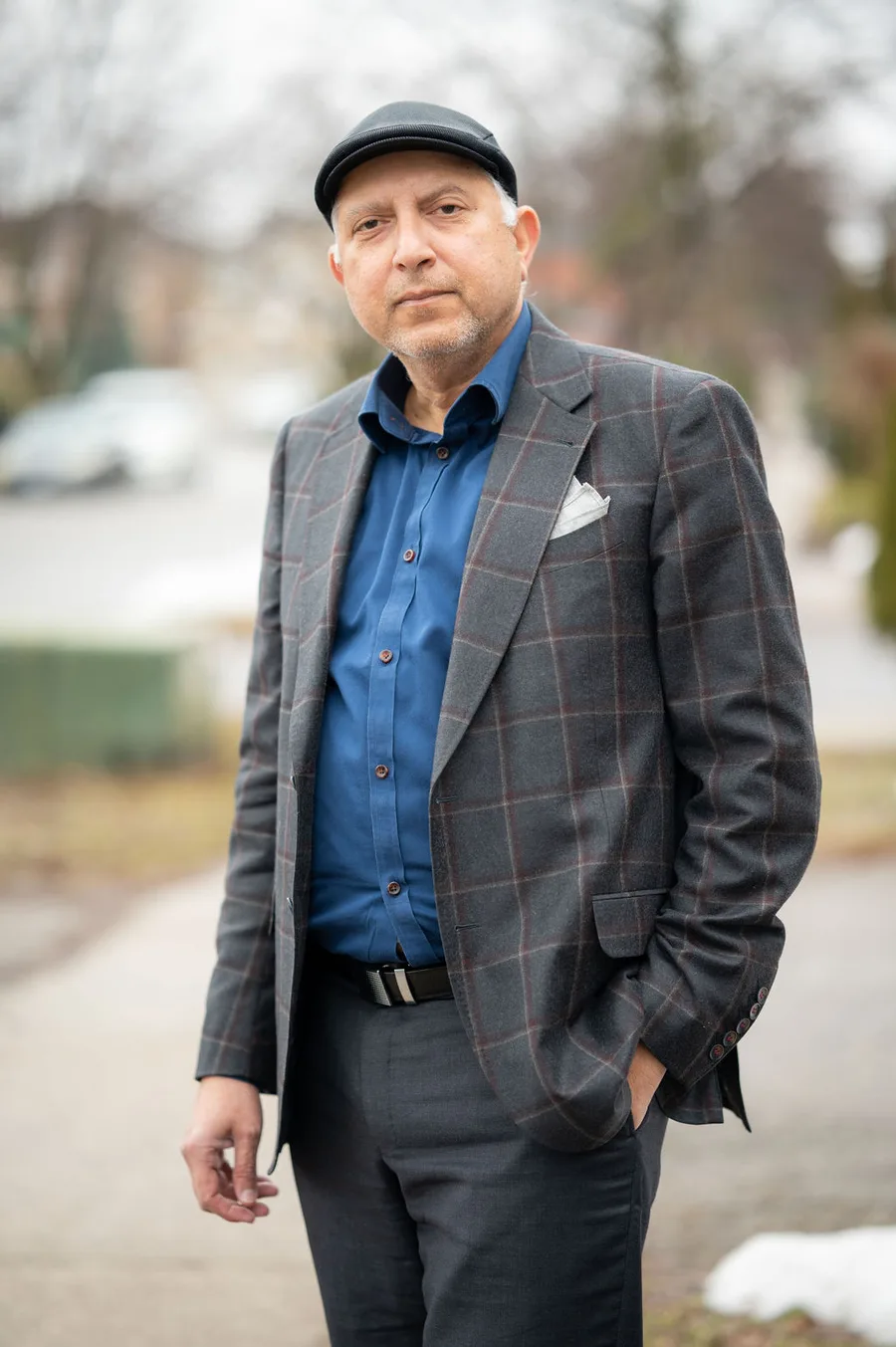 Sam Talkar, master tailor and owner of Sam's Menswear in Vaughan