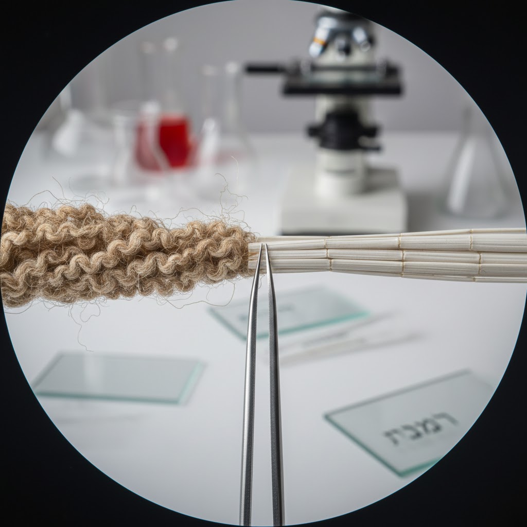 Shaatnez - Sams Menswear Custom Suit and Shirt Shaatnez testing