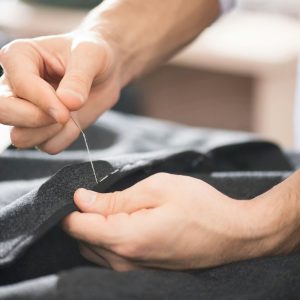 Tailor Sewing Close up